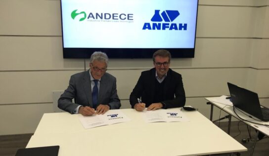 ANDECE y ANFAH firman un acuerdo encaminado al avance en la ruta a la descarbonización