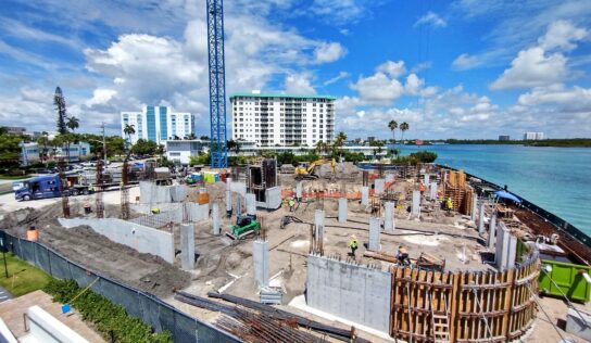 En marcha la construcción vertical de Onda Residences en Bay Harbor Islands, Miami Florida