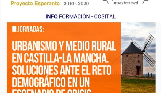 COSITAL convoca jornadas de formación sobre Urbanismo y Medio Rural en Castilla-La Mancha