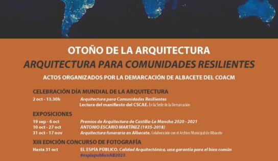 En octubre, los arquitectos de Castilla-La Mancha acercan la profesión a la ciudadanía de la región