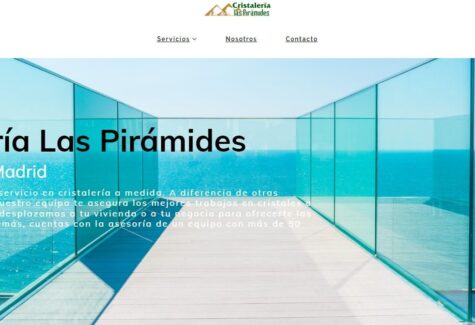 Cristalería Las Pirámides renueva su página web para ofrecer los mejores servicios en cristalería a medida