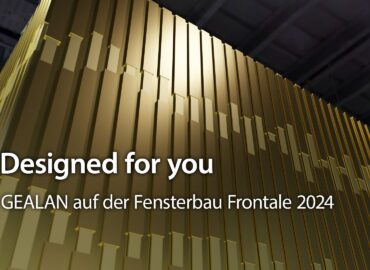 Designed for you: GEALAN presenta su innovador stand en la Feria Fensterbau Frontale 2024