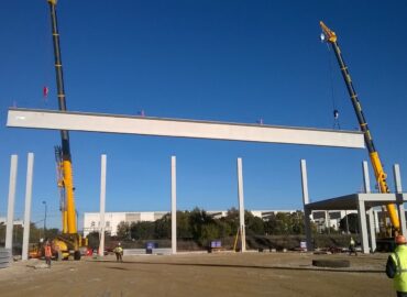 Las obras con prefabricado de hormigón registran un buen primer cuatrimestre de 2025, según Andece