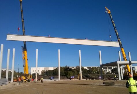 Las obras con prefabricado de hormigón registran un buen primer cuatrimestre de 2025, según Andece