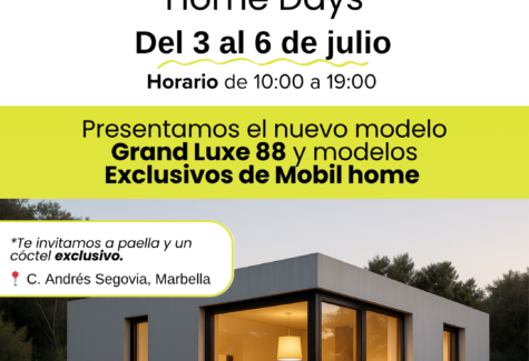 Casaredia Marbella presenta el exclusivo modelo Grand Luxe 88 y Mobil Homes únicas