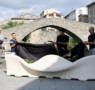 La tecnología pionera de ARIDDITIVE en el primer banco de hormigón imprimido en 3D en La Pobla de Lillet