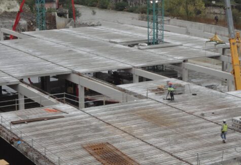 El consumo de prefabricados de hormigón sube un cinco por ciento hasta agosto, según Andece