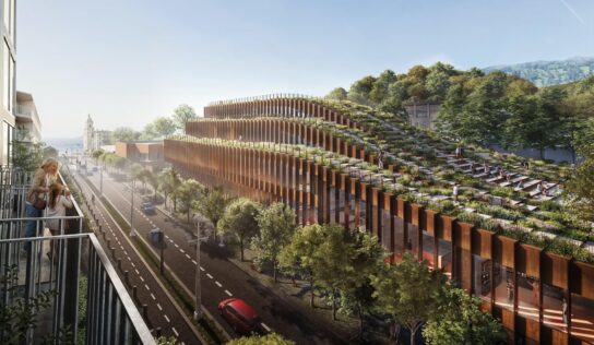 Metalcorten en la fachada del Edificio GOe: el acero corten que define la arquitectura del futuro gastronómico