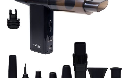 Ewent amplía su catálogo con los nuevos Turbo Jet EW5681 y EW5682, soluciones multifunción para limpieza, inflado y vacío