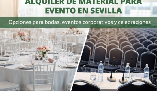 Alquileres Alemán: qué opciones existen de material para eventos en Sevilla y cómo elegir la más adecuada