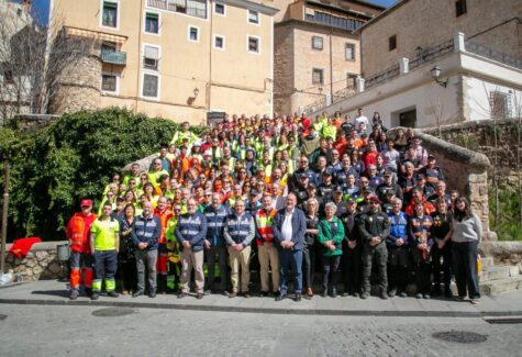 El COACM refuerza su Agrupación de Emergencias con la participación en el simulacro del PRICAM en Cuenca