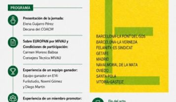 El COACM acoge en Toledo una jornada informativa sobre EUROPAN 19 dirigida a administraciones y jóvenes arquitectos