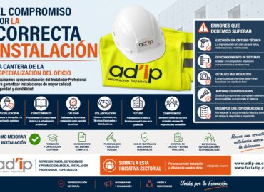 AD’IP Asociación Española impulsa ‘El Compromiso por la Correcta Instalación’ desde FERIAD’IP 2026