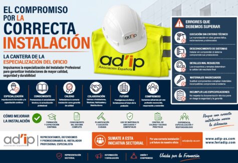 AD’IP Asociación Española impulsa ‘El Compromiso por la Correcta Instalación’ desde FERIAD’IP 2026