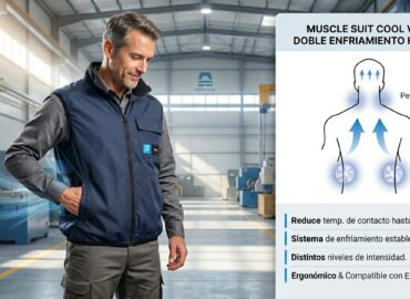 Healthy Suits revoluciona la seguridad laboral frente al calor extremo con el nuevo chaleco Muscle Suit Cool Vest